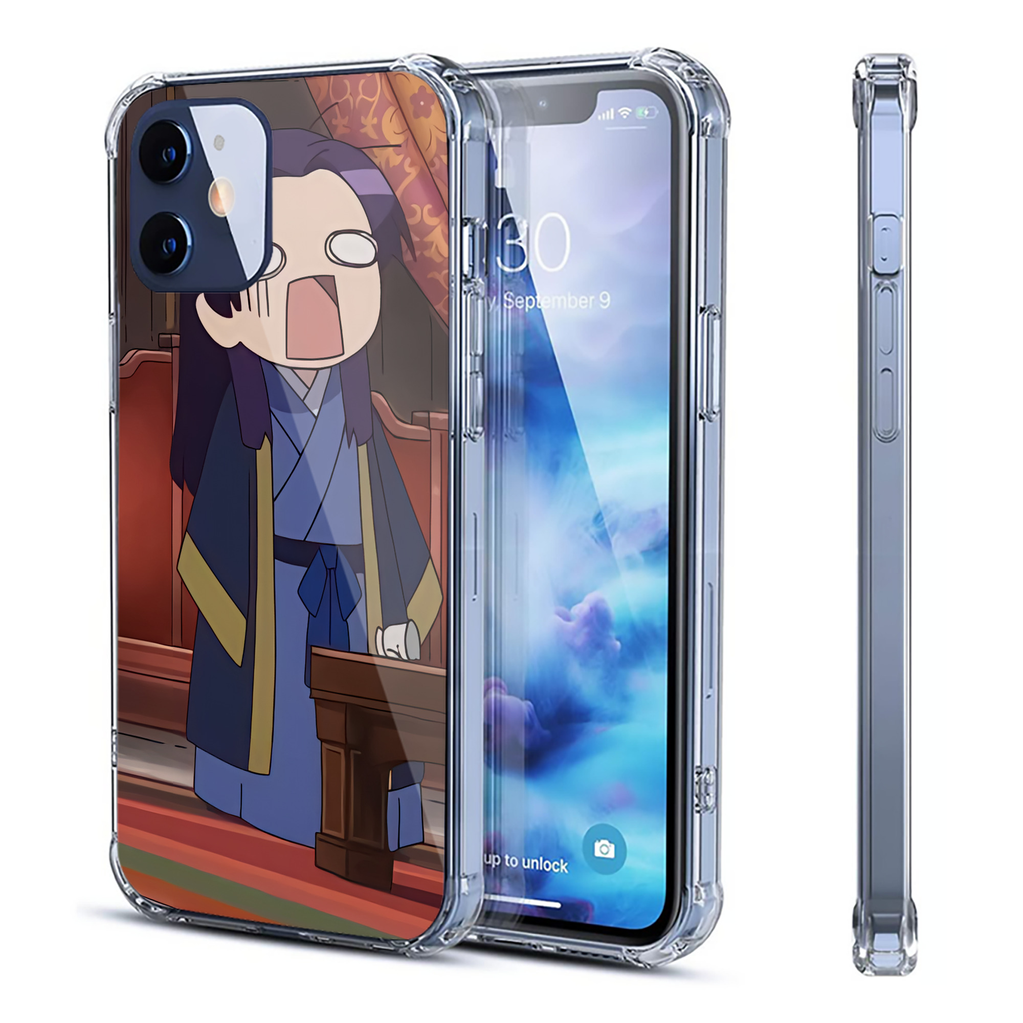 （画像用） 薬屋のひとりごと The Apothecary Diaries 【iPhone 12シリーズ対応】透明スマホケース（クリアソフトケース）